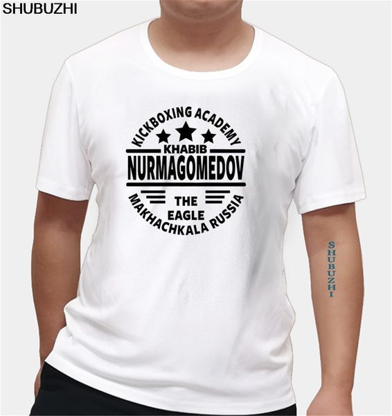 

нурмагомеды логоса мужского печать футболка персонализированного хлопка camiseta размер евро