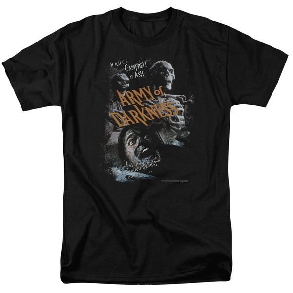 

army of darkness poster bruce cambell as ash t-shirt all sizes