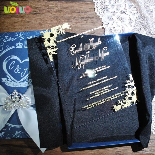 

greeting cards 10pcs luxury wedding laser cut invitation card 3d romantic guangzhou