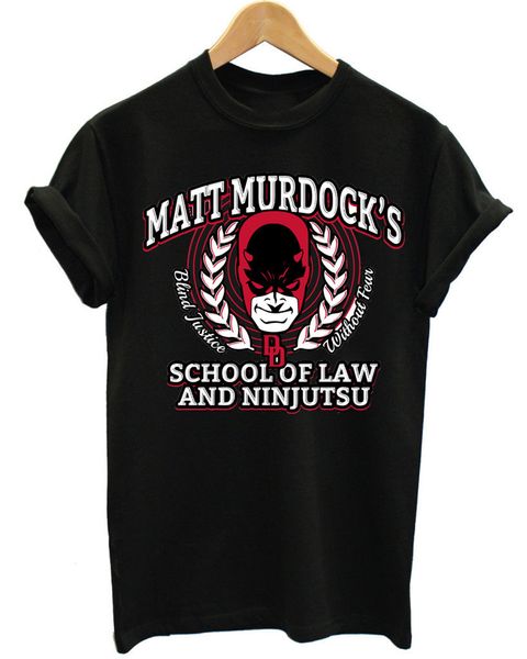 

dare devil matt murdock's school of ninjutsu mens t shirt new funny tee shirt