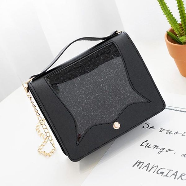

fashion lady small cover handbag elegant ladies graceful handbag exquisite girls original solid color black new trend