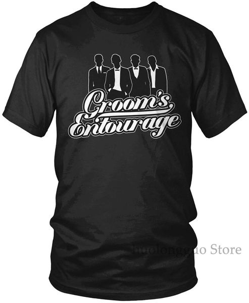 

grooms entourage men's t-shirt wedding party groomsmen friends family bachelor party men's wedding shirts amd_2029