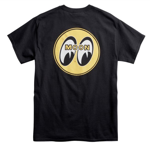 

men mooneyes moon equipped classic logo t-shirt black cotton tm066b fashion classic unique gift