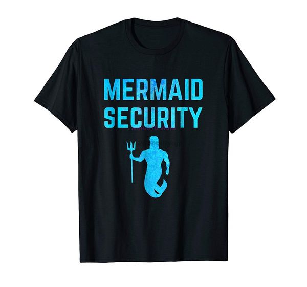 

brand men shirt majestic mermaid security t-shirt mermaid birthday gift