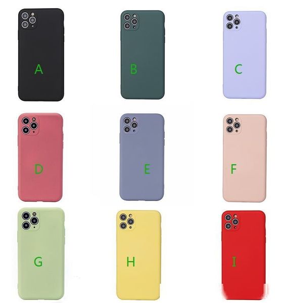 

soft silicone phone case for iphone 11 pro max xs xr se 2 samsung galaxy s11 plus huawei matte 30 back cover