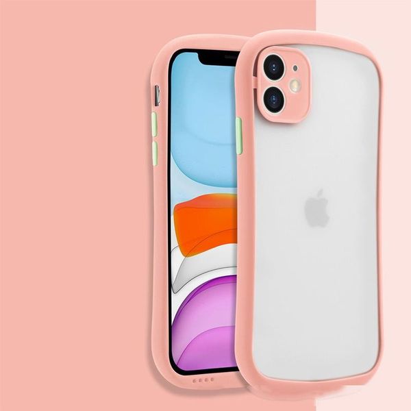 

2 in 1 shockproof matte tpu pc soft silicone rubber hard case candy color cover for iphone 12 pro max 11 xs xr x 8 7 6 6s plus se 2020