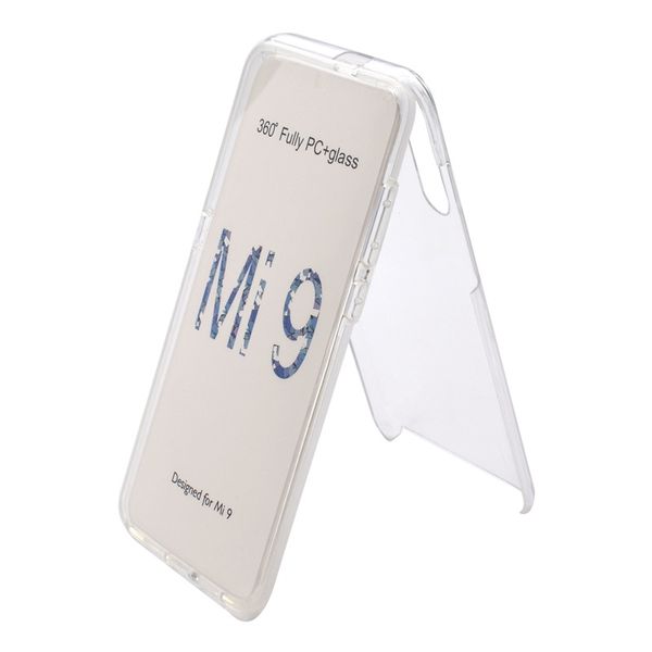 

360 degree pc back and soft silicone tpu front integrated transparent slim full body protective case for xiaomi 10 pro 9 a1