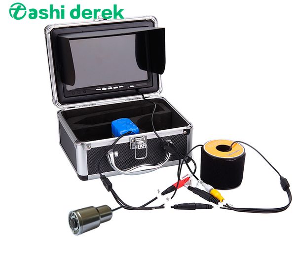 

wf13 7inch lcd screen 1000tvl hd underwater fishing camera with 12 infrared lights portable fish finder case deeply waterproof
