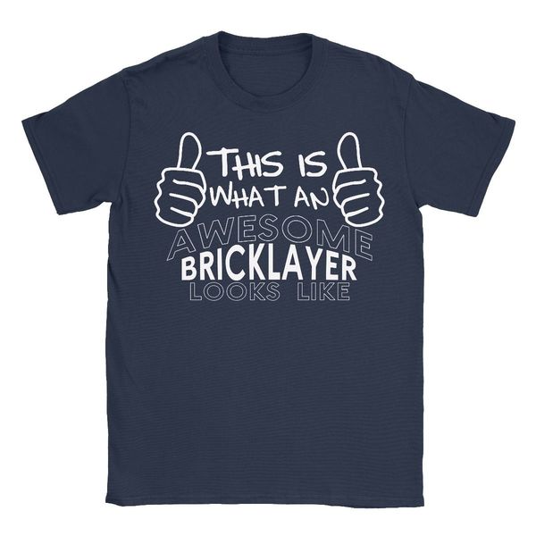 

awesome bricklayer looks like mens t shirt birthday present gift builder bricky novelty cool loose black tshirt