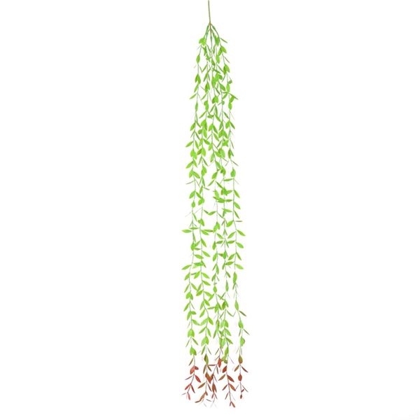 

artificial vines fake greenery leaves hanging plants for wedding party garden wall home decoration outdoor artificial vines
