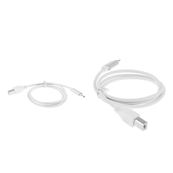 

2x micro usb male to type b male otg cable connector for printer data ,phone