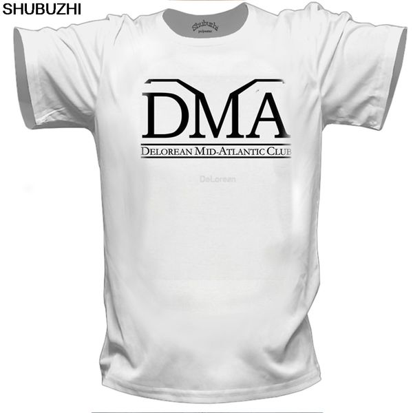 

brand mens clothing dmc delorean t shirt men back to the future film t-shirt cotton short sleeve tee euro size