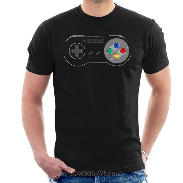 

printed camiseta super nintendo entertainment system gaming controller men's t-shirt masculina women camiseta