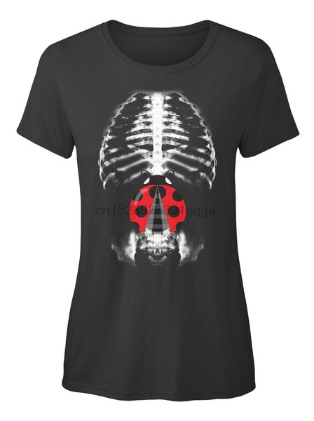 

men t shirt skeleton lady bug halloween tshirts women t-shirt