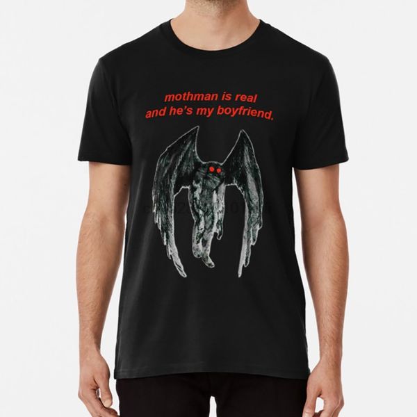 

mothman is real and he my boyfriend. t shirt mothman cryptid buzzfeed unsolved ryan bergara shane madej