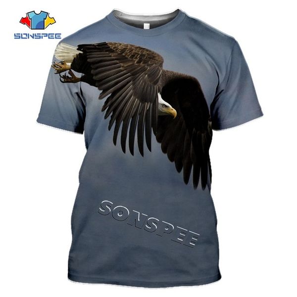 

falcon clothing animal eagle summer men hawk 3d print shirts oversized plus size humor men clothing