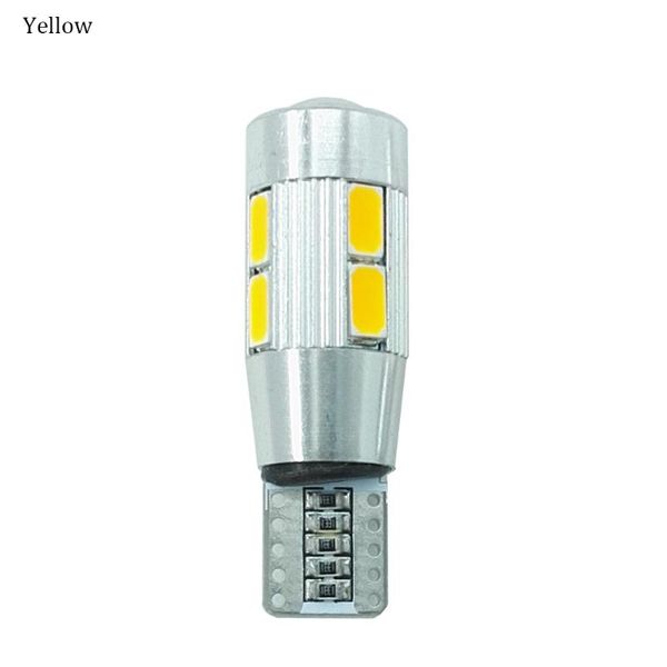 

ecahayaku 4pcs car-styling car auto led t10 194 w5w canbus 10smd 5630 led light bulb light parking t10 car side