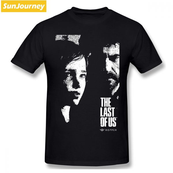 

the last of us game men t shirt plus size o-neck cotton short sleeve custom t-shirts