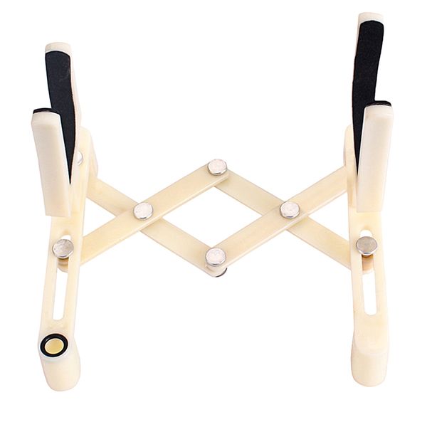 

plastic cream stand support rack for 4/4 3/4 1/4 1/8 size violins fiddle storage display