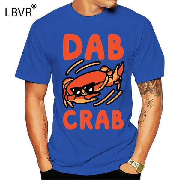 

dab crab black men's cotton tee