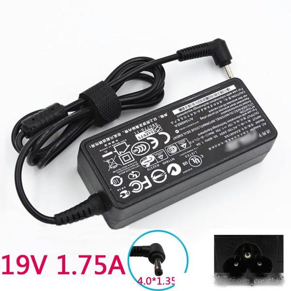 

new 19v 1.75a 4.0*1.35 power adapter charger for asus s200e x201e x403m e402 laptop