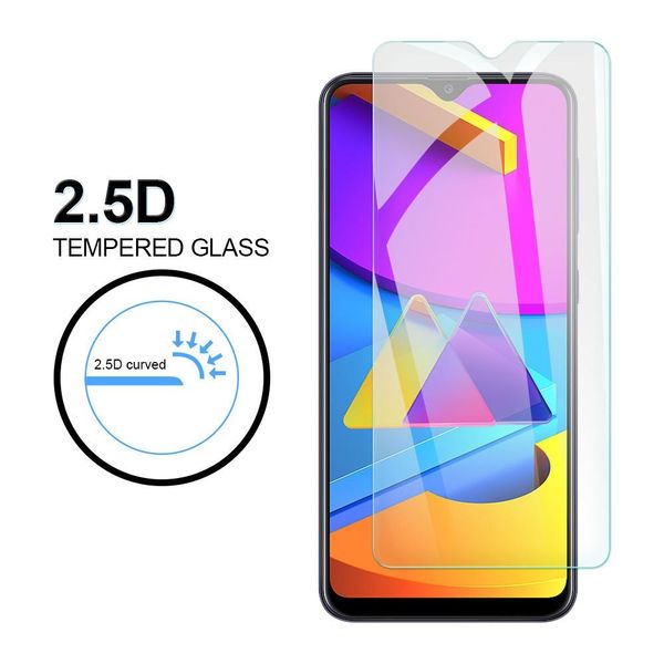 

10pcs/lot 9h clear tempered glass for samsung galaxy m10 20 m30 40 m10s m30s m21 m31 2.5d glass screen protector protective film