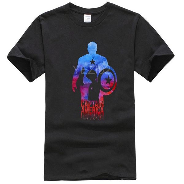 

captain america white t-shirt