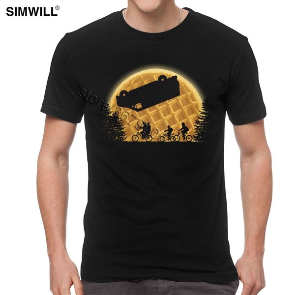 

cool design stranger things moon tee vintage casual summer cotton tshirts men's short sleeve bike t shirt upside down t-shirt