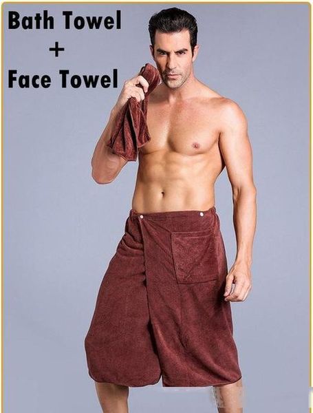 

man wearable magic bf bath towel with pocket swimming soft beach blanket shower skirt sports gym towels sheet swim set