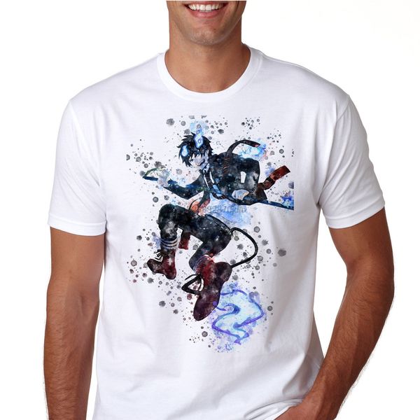 

ao no blue exorcist anime t-shirt cotton tee shirt manga gift n1040 cartoon t shirt men new fashion tshirt
