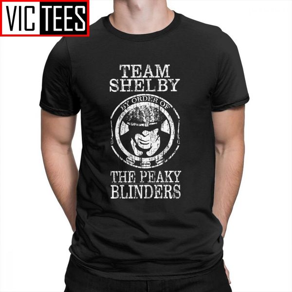 

peaky blinders team pure cotton men t shirts short-sleeve t-shirts mens tee shirt streetwear new coming popular movie plus size