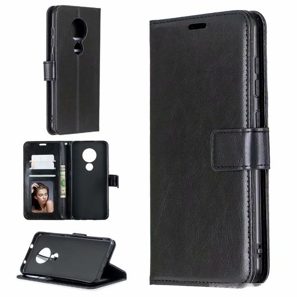 

phone crazy horse wallet leather case for nokia 5.3 2.3 2.2 6.2 3.2 4.2 3.1 plus