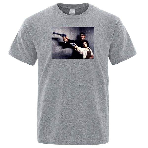 

2019 summer men tshirt leon the professional t-shirt cotton comfortable t shirts fashion casual tees harajuku short sleeve