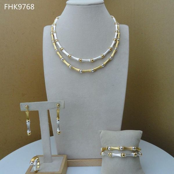 

yuminglai popular design italian jewlery sets fine jewelry fhk9768, Silver
