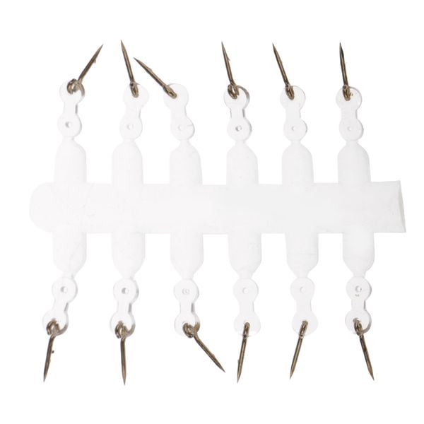 

12 pieces bait spikes with silicone ring for carp fishing hair rigs hooks