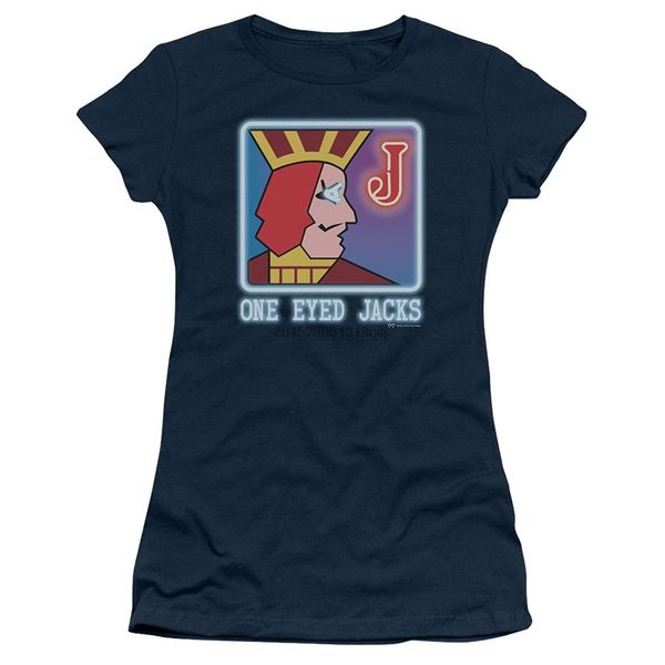 

trevco twin peaks one eyed jacks juniors' sheer fitted t shirt