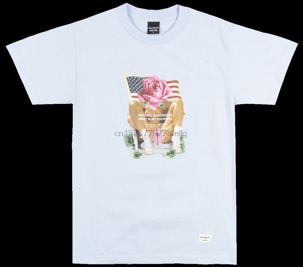 

40s shorties hustler vocation t-shirt mens powder blue explicit ss classic