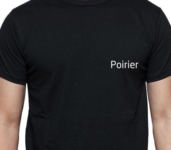

2019 горячие продажи 100% хлопка бесплатная доставка poirier t shirt индивидуальный tee sur имя фамилия custom