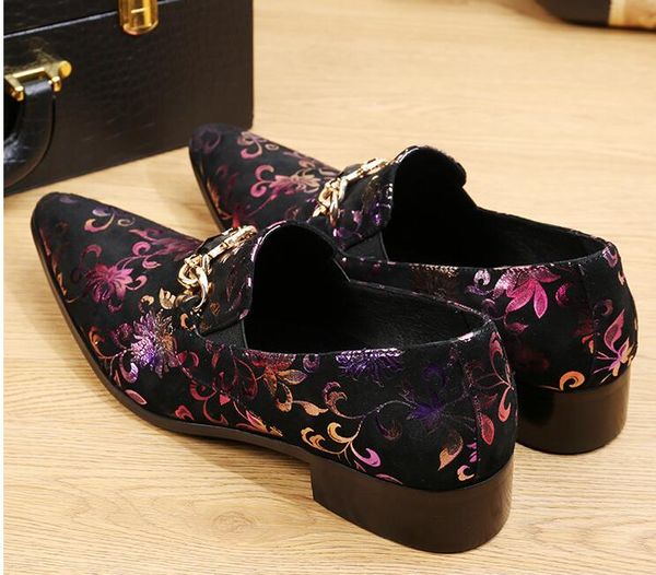 

toe shoes summer breathable british banquet ball shoes fashion club for men, Black