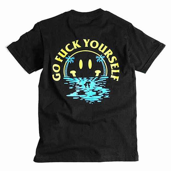 

old english brand men's have a nice day short sleeve t shirt black clothing tee summer tee shirt