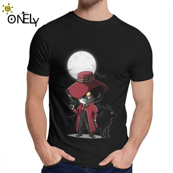 

new design alucard hellsing ultimate homme tee shirt for male new custom natural cotton tee shirt crewneck