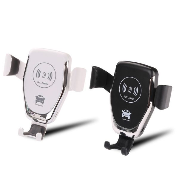 

wholesale new arrival wireless car charger phone stand for mobile phone could custom your logo charger cell phone bracket with retail box