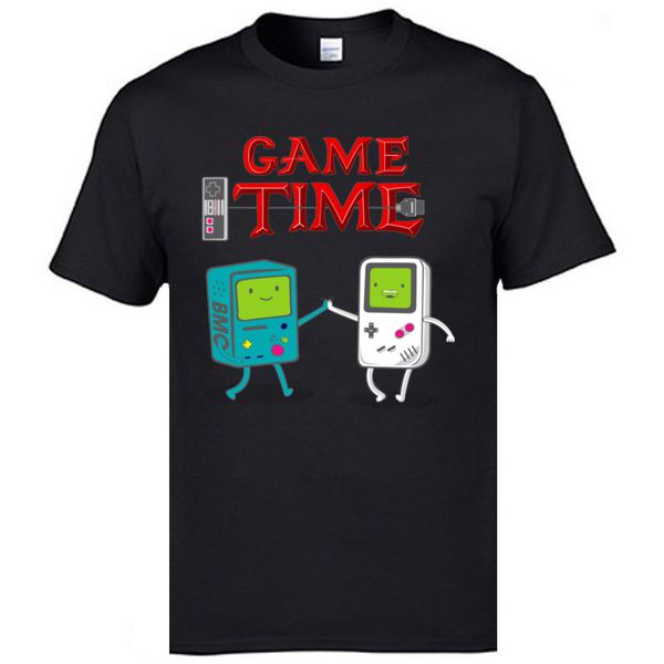 

over videogame funny tee-shirt game of adventure time thrones men tees jake and finn clothing shirt short sleeve t shirt