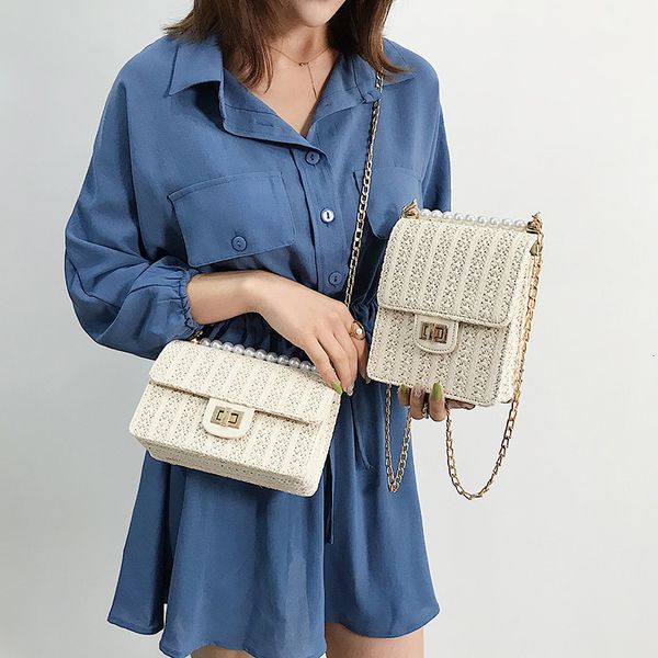 

mini straw knitted shoulder bags for women 2020 new flap female purses ladies wallets women bags designer woven crossbody