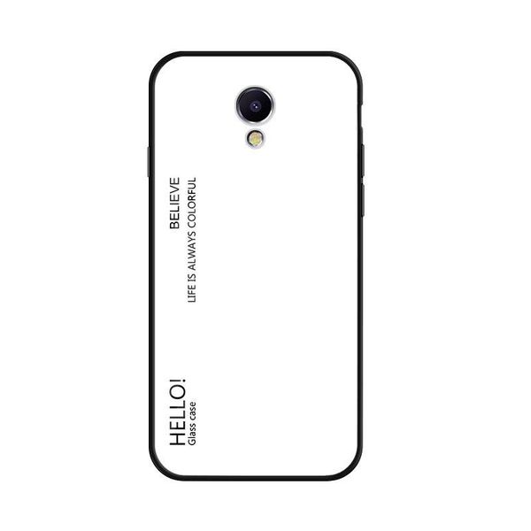

cover for meizu m5 case tempered glass luxury gradient soft frame hard back phone cases for meizu m5s m5 note