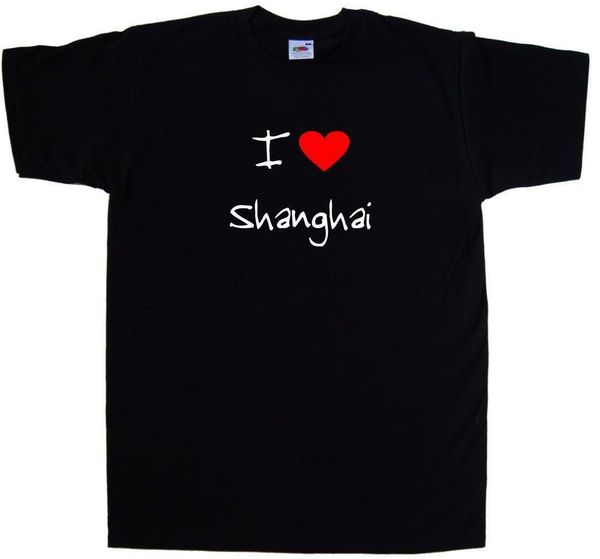 

i love сердце шанхай t-shirt