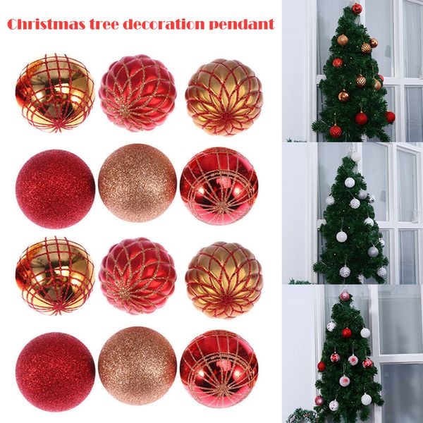 

party decoration 12pcs 7cm christmas ball supplies colored ornament for home shop wxv sale