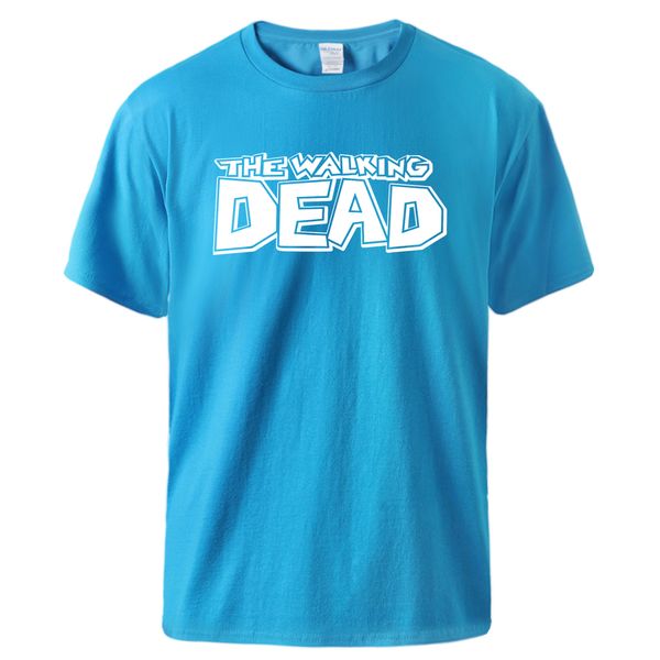 

the walking dead мужские футболки 2020 новое прибытие спортивная лето с коротким рукавом tshirts высокого качества 100% хлопок футболки tee