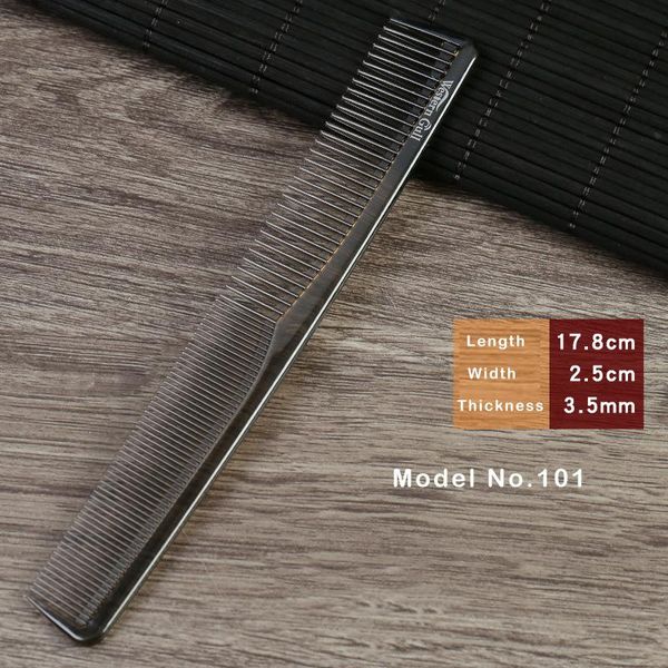 

brainbow 1pc plastic hair comb super light thin comb professional pro salon hair styling tools hairdressing barbers q bbyfin, Silver
