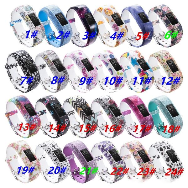 

colorful silicone bracelet wristband for garmin vivofit jr vivofit jr2 individual replacement pattern adjustable strap vs apple watch band